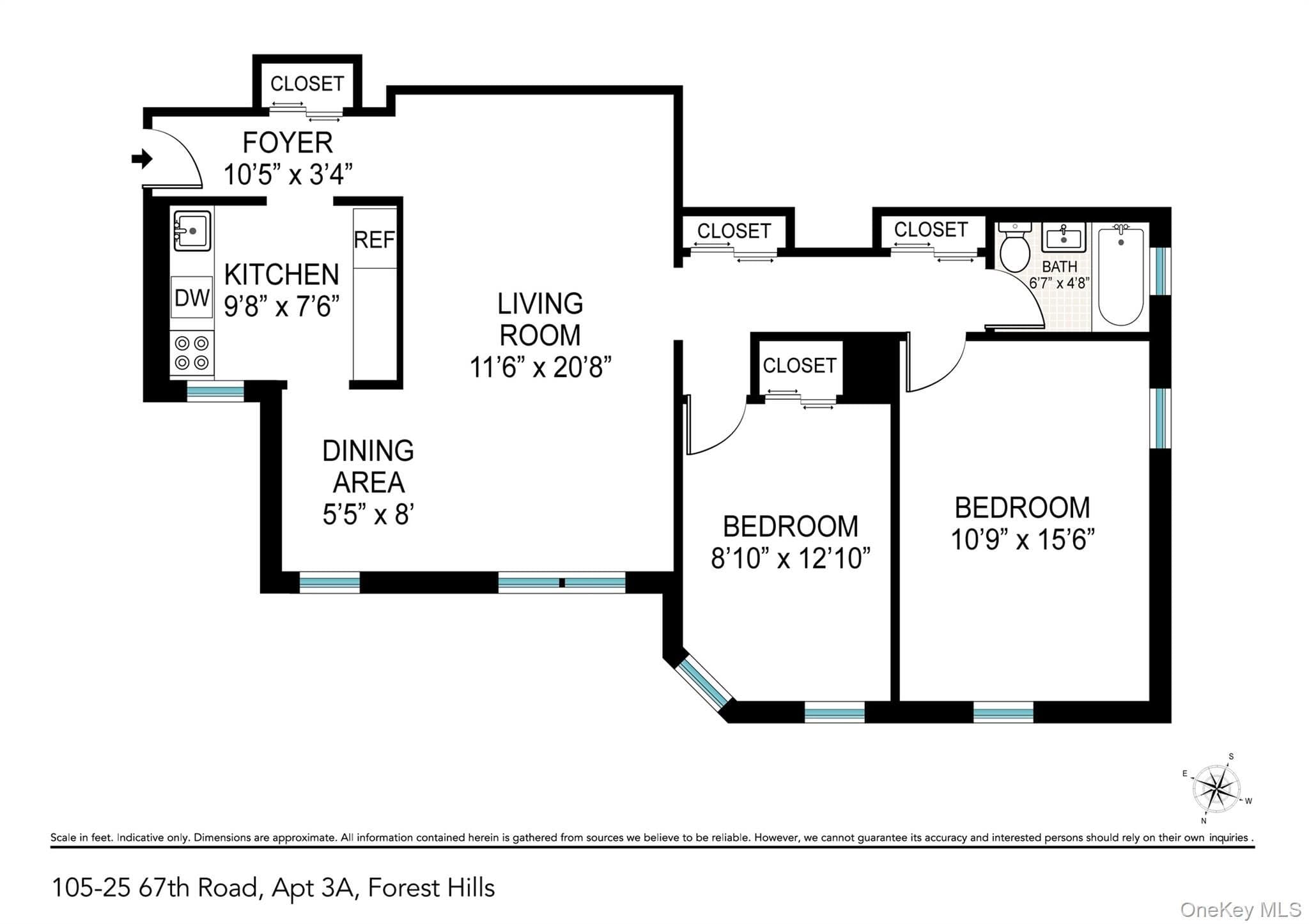 105-25 67th Road Rd Unit: 4A thumbnail 7