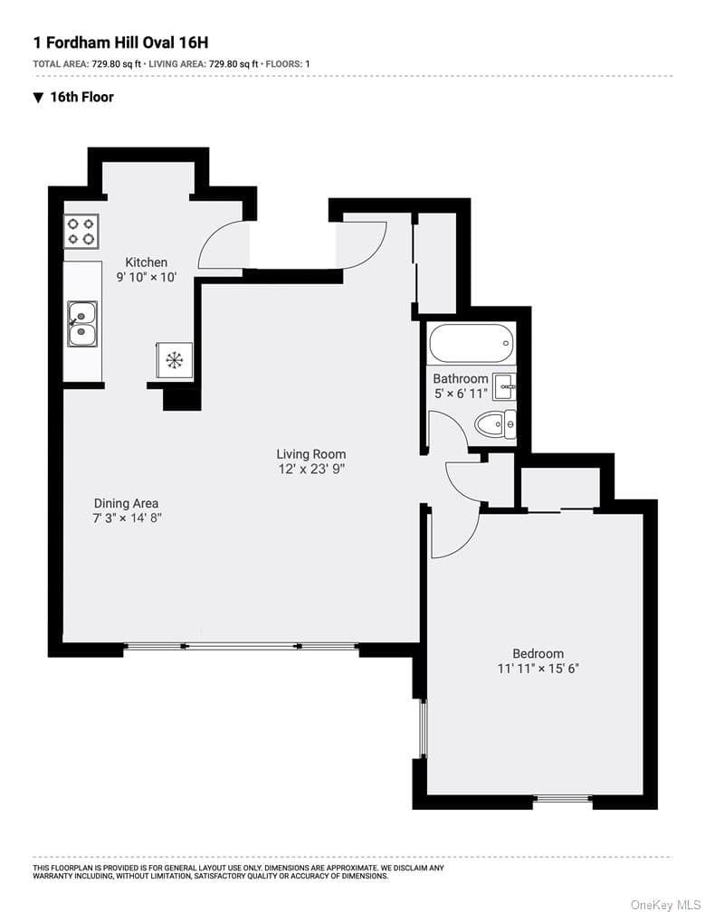 1 Fordham Hill Oval Unit: 16G thumbnail 16