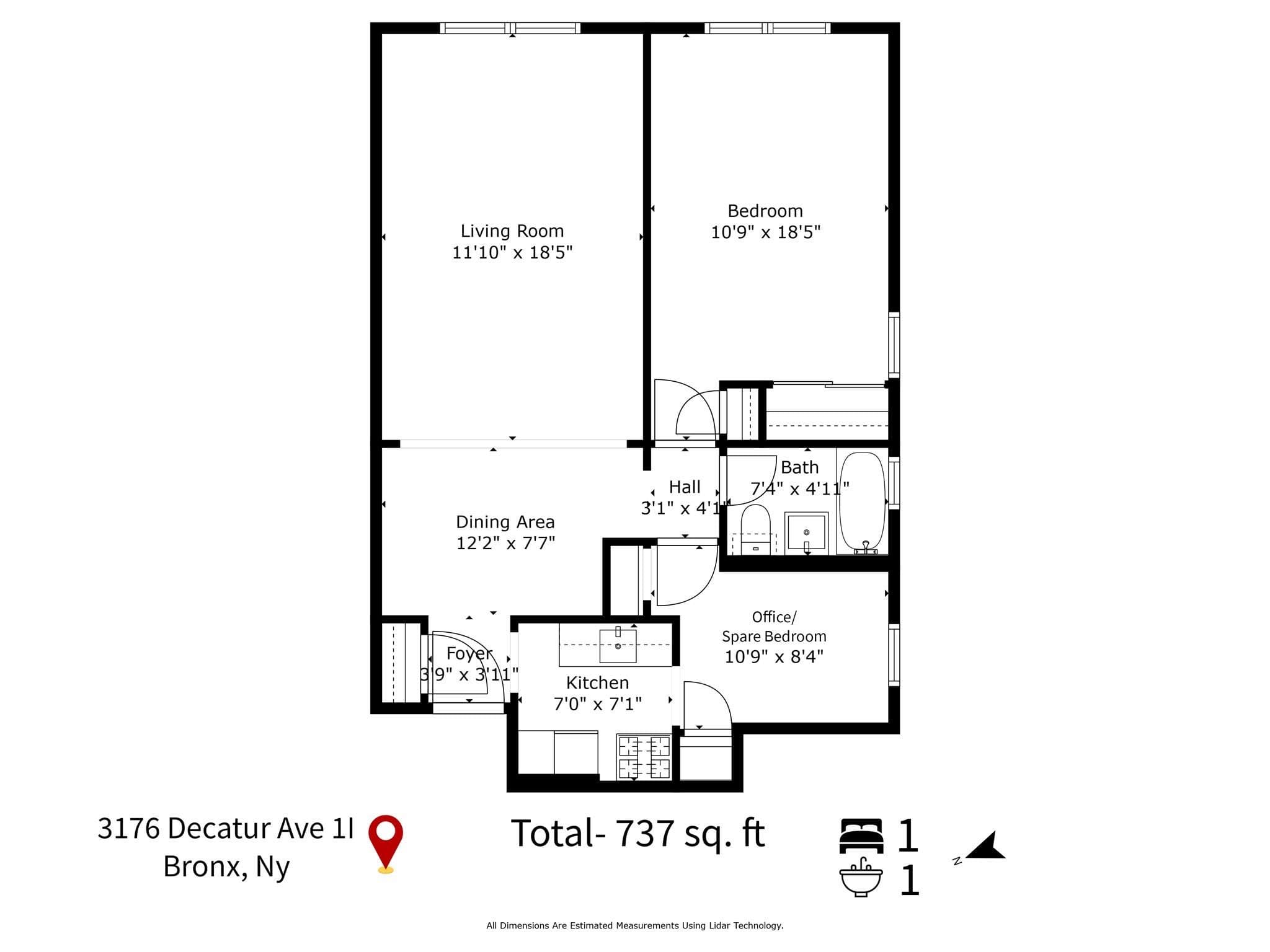 3176 Decatur Avenue Unit: 1I thumbnail 3
