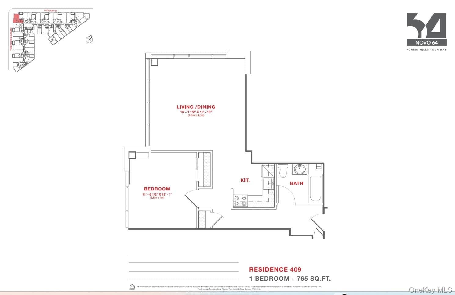 64-05 Yellowstone Boulevard Unit: 409S thumbnail 22