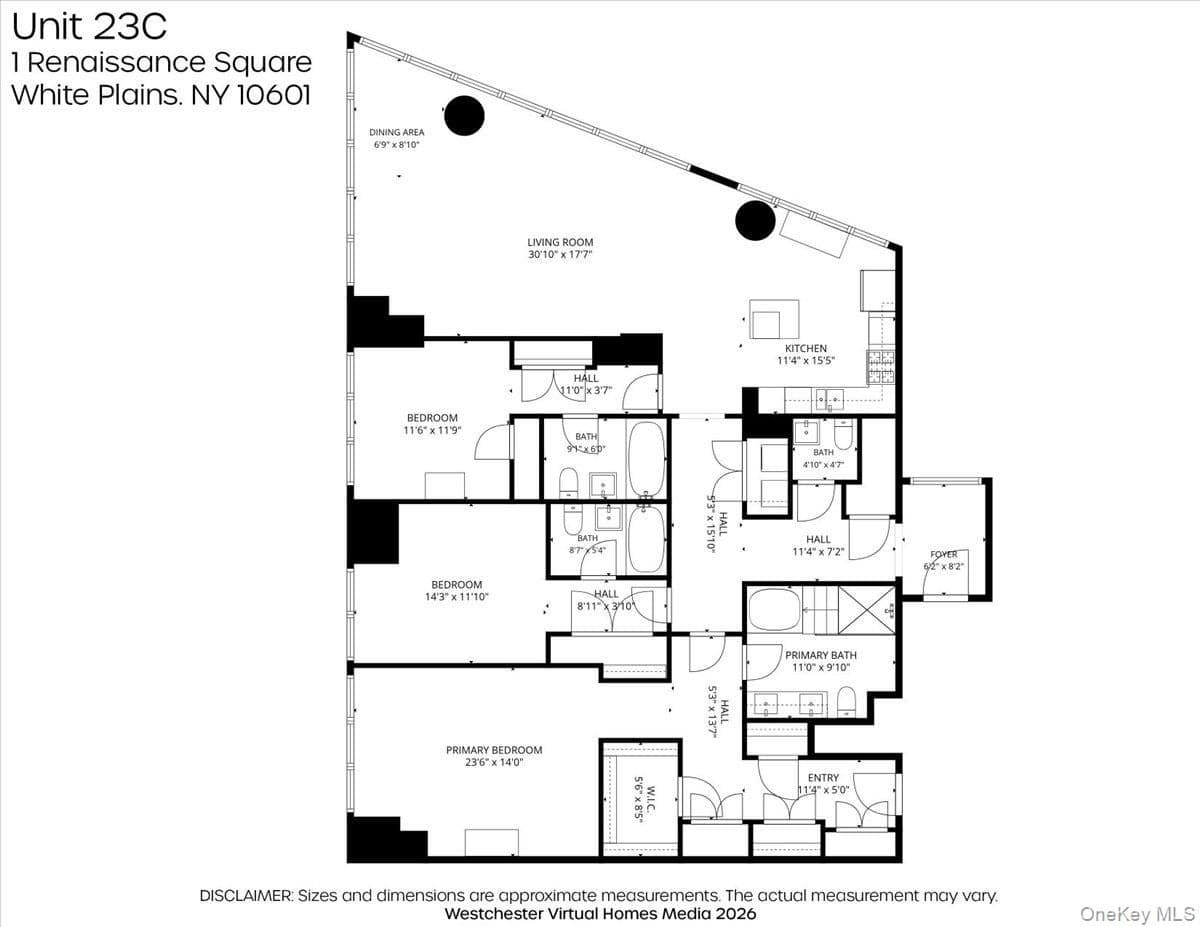 1 Renaissance Square Unit: 23C thumbnail 23