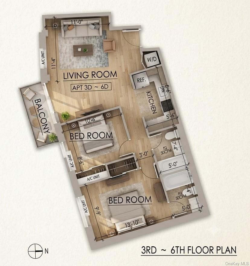 13708 S 31st Road Unit: 5D thumbnail 12